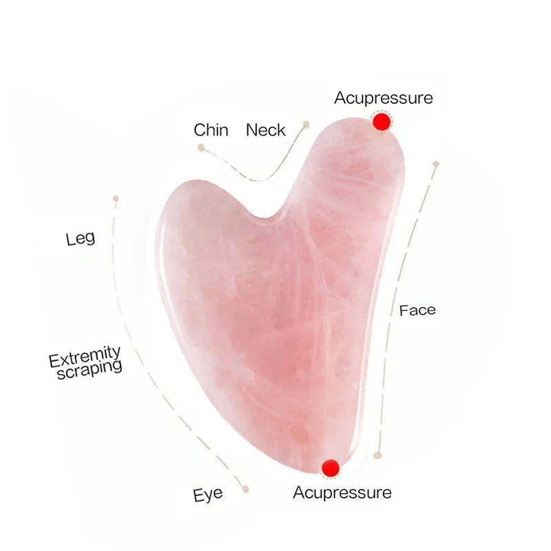 Jade Face Gua Sha Scraping Tool – Facial Massage for Skin Firming & SPA Care