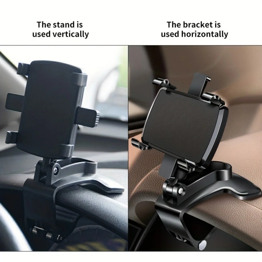 Car Phone Holder Stand Universal Car Dashboard Clip Mount GPS Cell Mobile Phone Support in Car Bracket For iPhone Samsung Xiaomi