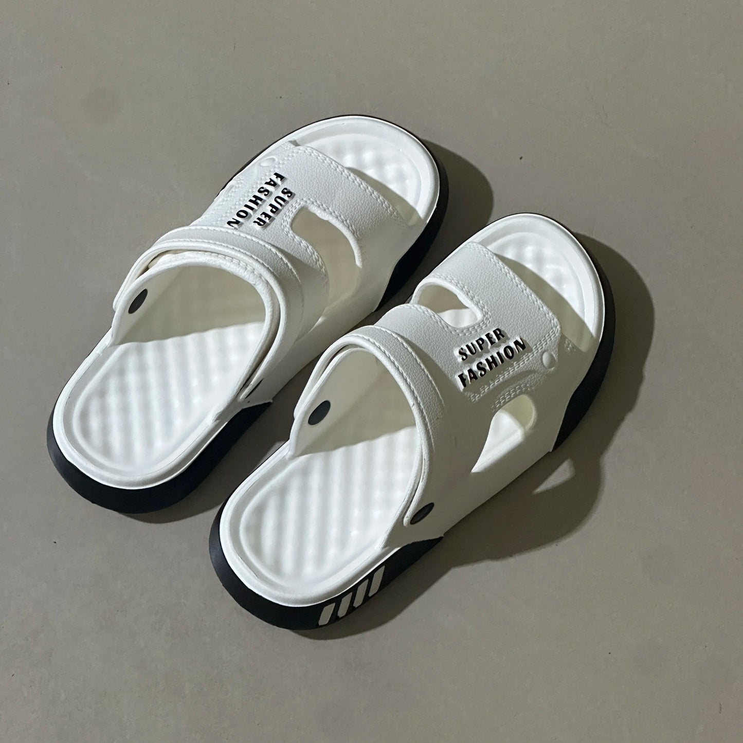 Summer Men’s Sandals EVA Soft-soled Platform Slides Slippers Indoor Outdoor Walking Beach Shoes Flip-Flops Mens Home Shoes