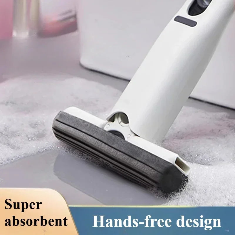 Silicone Magic Rubber Broom & Floor Squeegee – Dust, Hair & Water Wiper