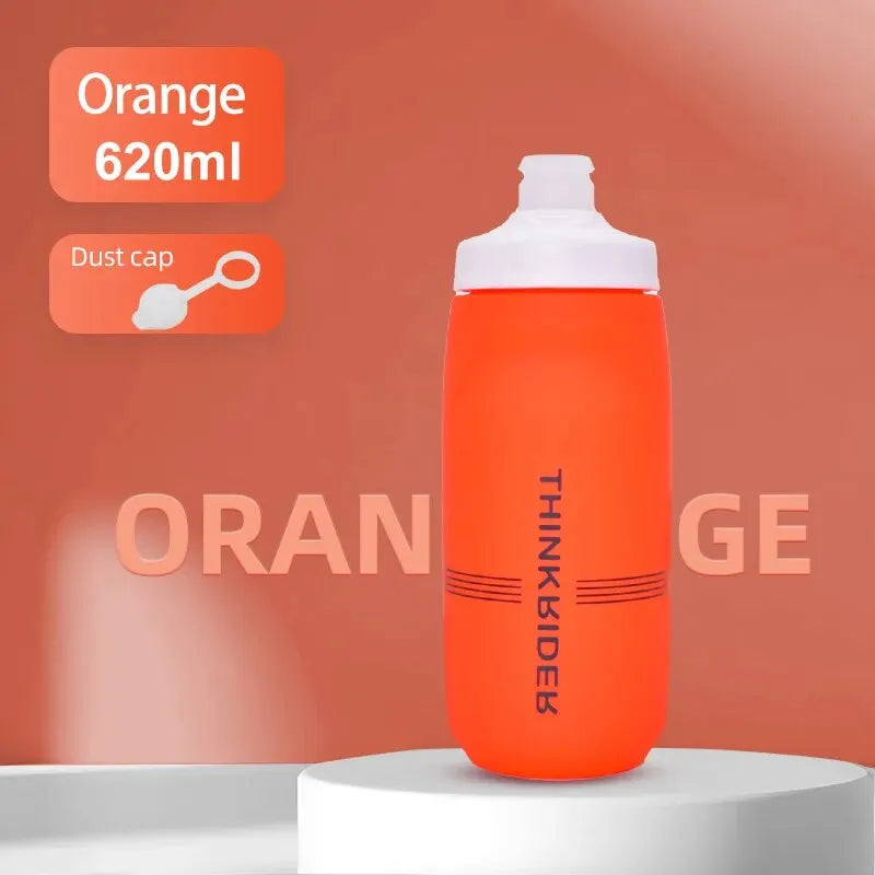 ThinkRider MTB Cycling Water Bottle – 620ml & 750ml Squeeze Sports Bottle
