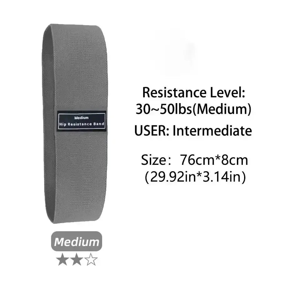 Fabric Resistance Loop Bands – Cloth Booty Bands for Women, Squat & Leg Training