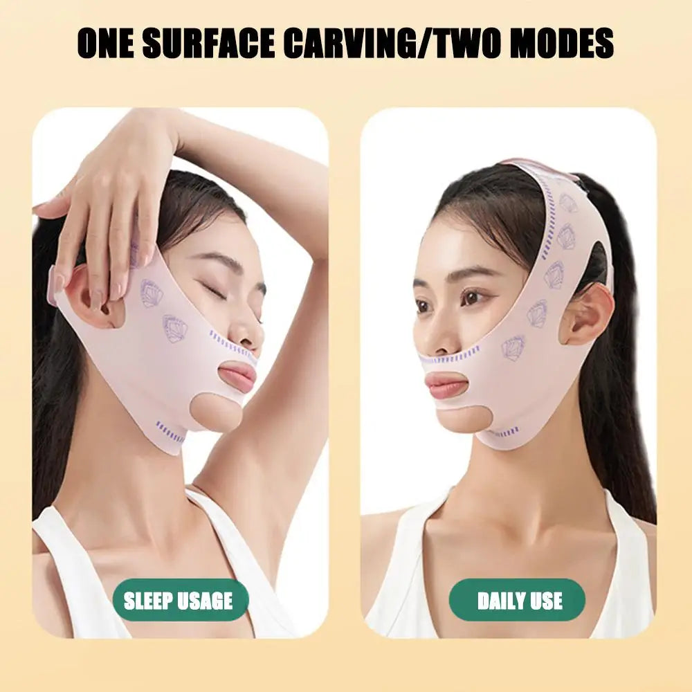 V-Line Face Sculpting Sleep Mask – Chin & Jawline Lifting Band