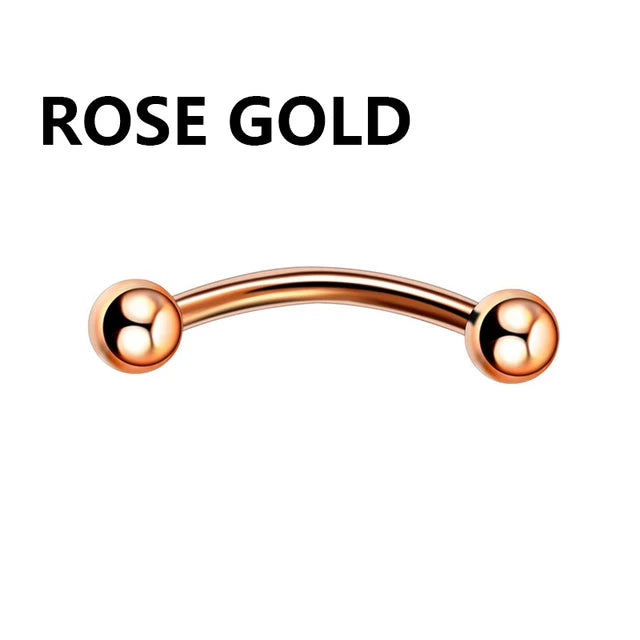 1PC metal Horseshoe Fake Nose Ring C Clip Septum Lip stainless steel Real Piercing Nose Rings Hoop For Women Men Jewelry