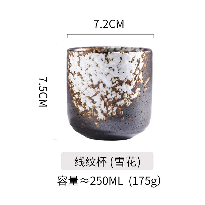 Japanese Ceramic Coffee & Matcha Stacking Cups – Stackable Sake & Water Cups