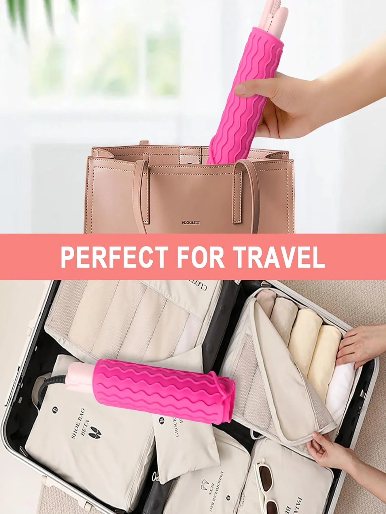 Heat-Resistant Silicone Mat for Hair Tools – Flat Iron, Curler & Straightener Pad