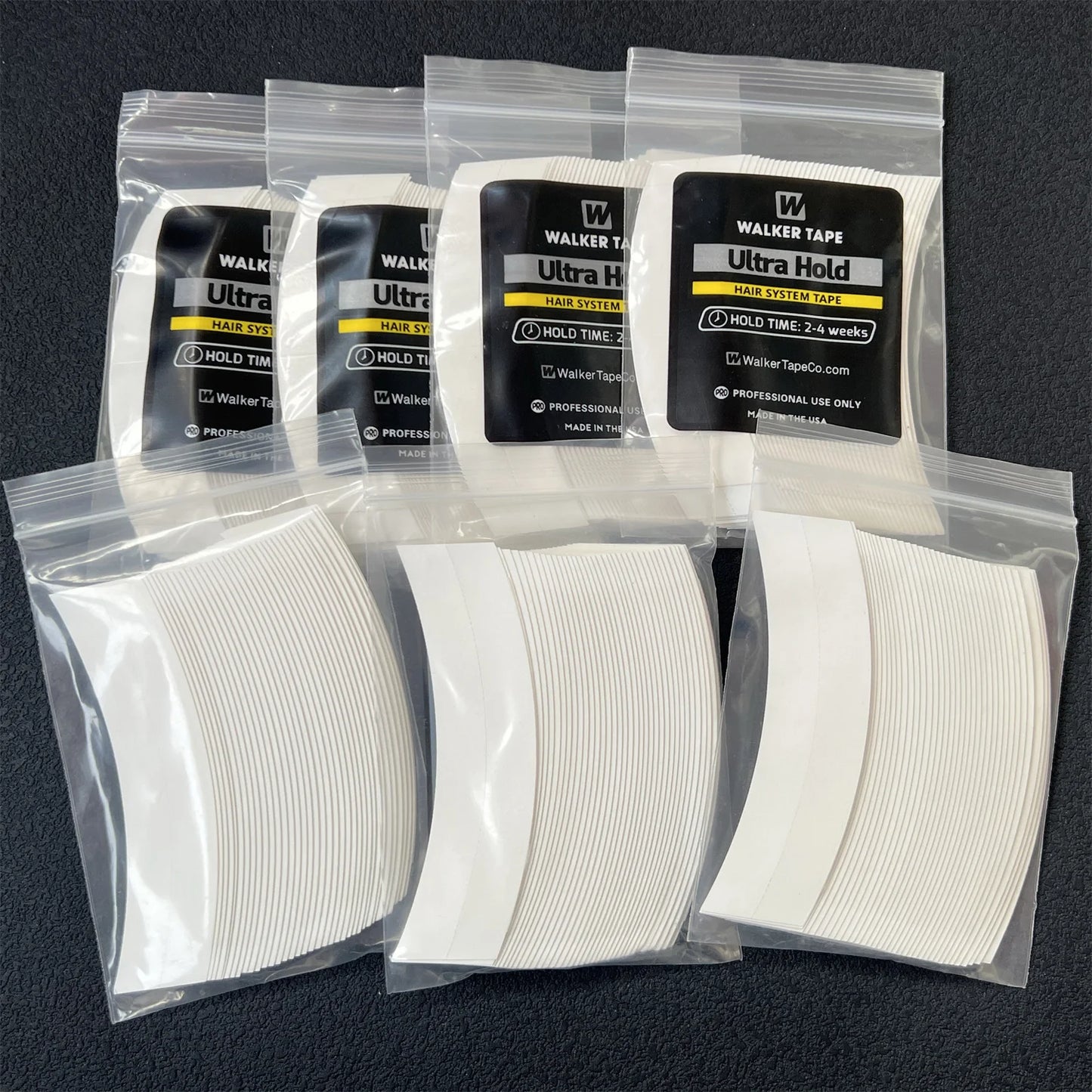 Walker Ultra Hold Curved Hair System Tape 36pcs Super Adhesive Strips Tape For Extension/Toupee/ Lace Wig/Closure