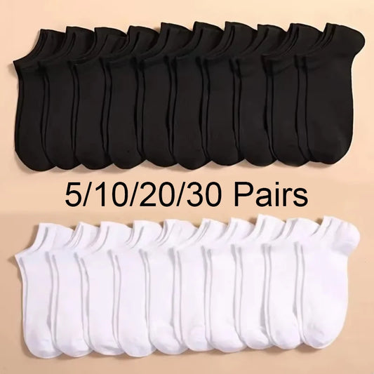 Multi-Pack Breathable Ankle Boat Socks – Anti-Odour Daily & Sport