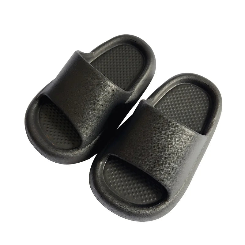 2026 Children's Slippers for Summer Boys and Girls Indoor Bathroom Soft-Soled Thickened Anti-Slip Baby Slippers and Cool Sandals