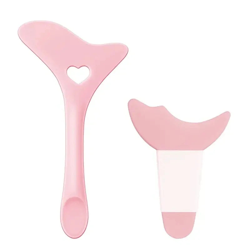 Silicone Eyeliner & Lipstick Stencil Aid – Reusable Wing Tip Makeup Tool