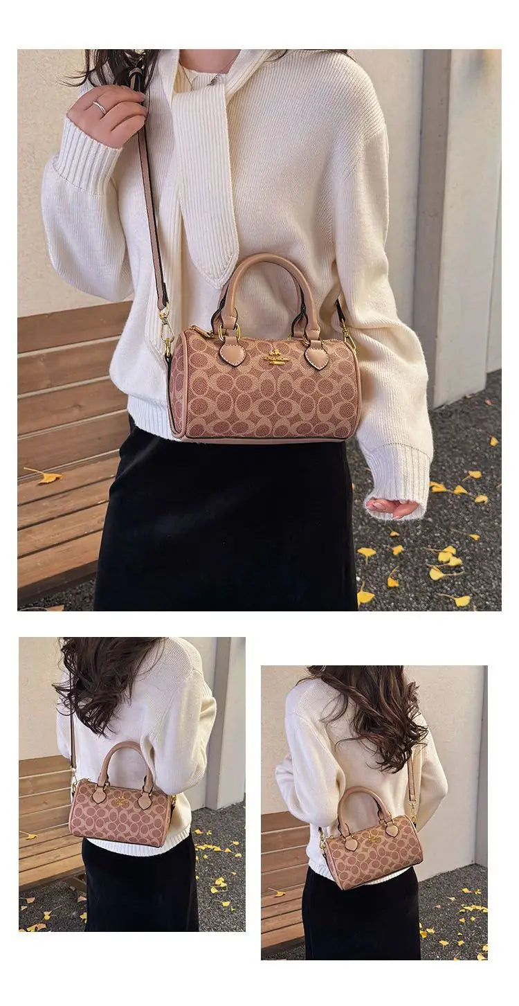 Latest trendy ladies' light luxury retro high-end versatile handbag, single shoulder crossbody bag, mini classic pillow bag