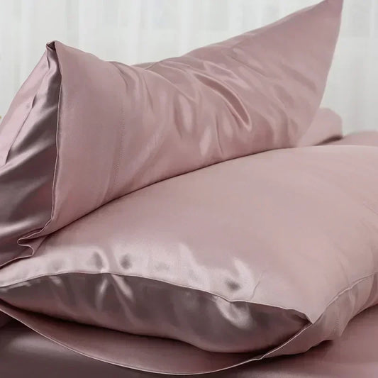 100% Natural Mulberry Silk Pillowcase – Hair & Skin Care Bedding Pillow Cover