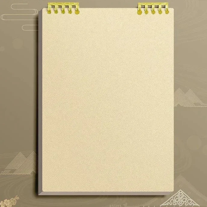 A5 60 Sheets Planner Thick Notebook Spiral Binding Loose-leaf Notebooks with Lines Pages for School Office Stationery Supplies