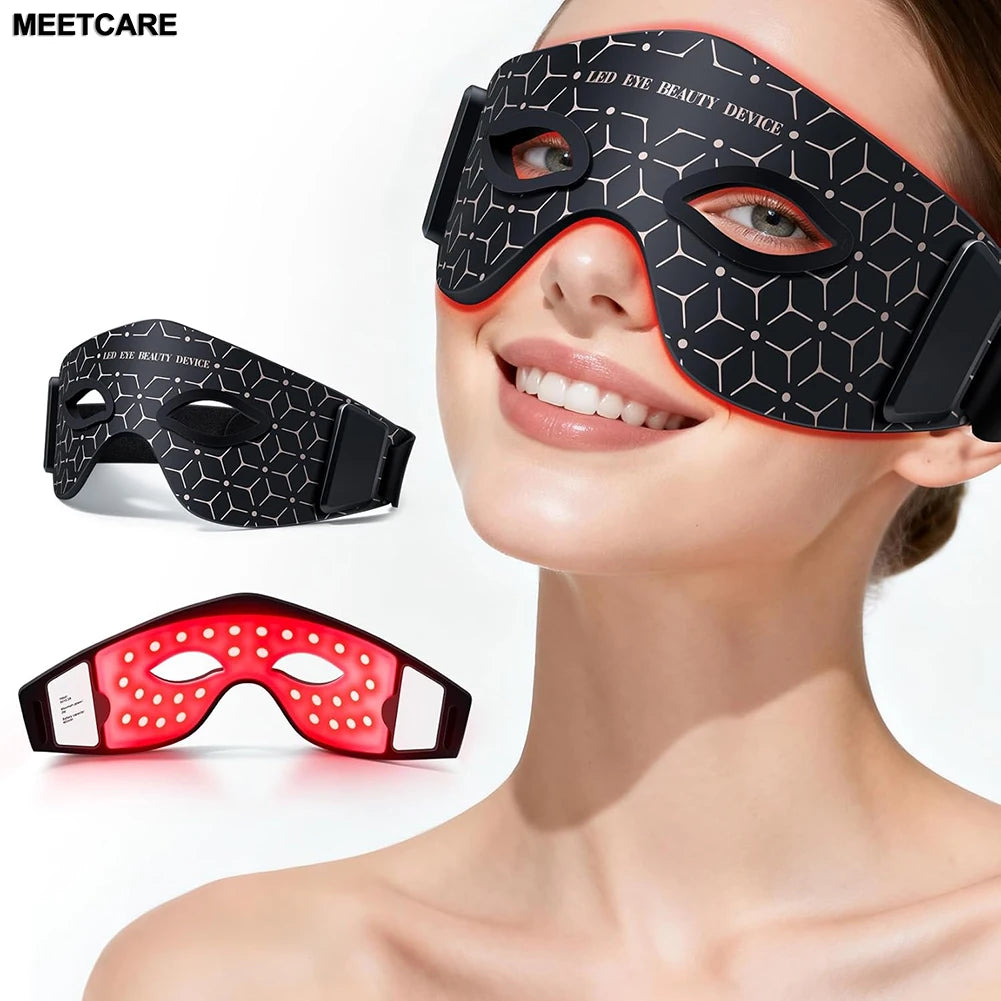 Red Light Eye Mask – 630nm & 850nm LED Therapy for Dark Circles & Puffiness