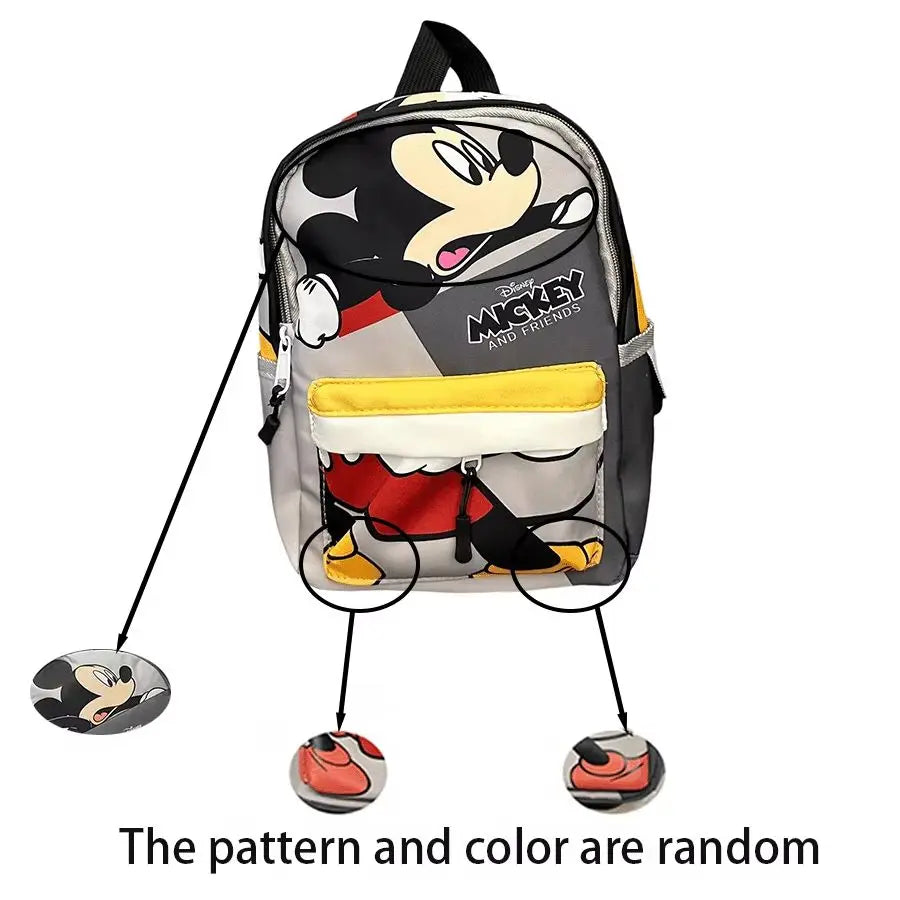 Cartoon Mickey New Children's Fashion Backpack Girls School Bag Casual Cartoon Men and Women Cute Fashion Backpack