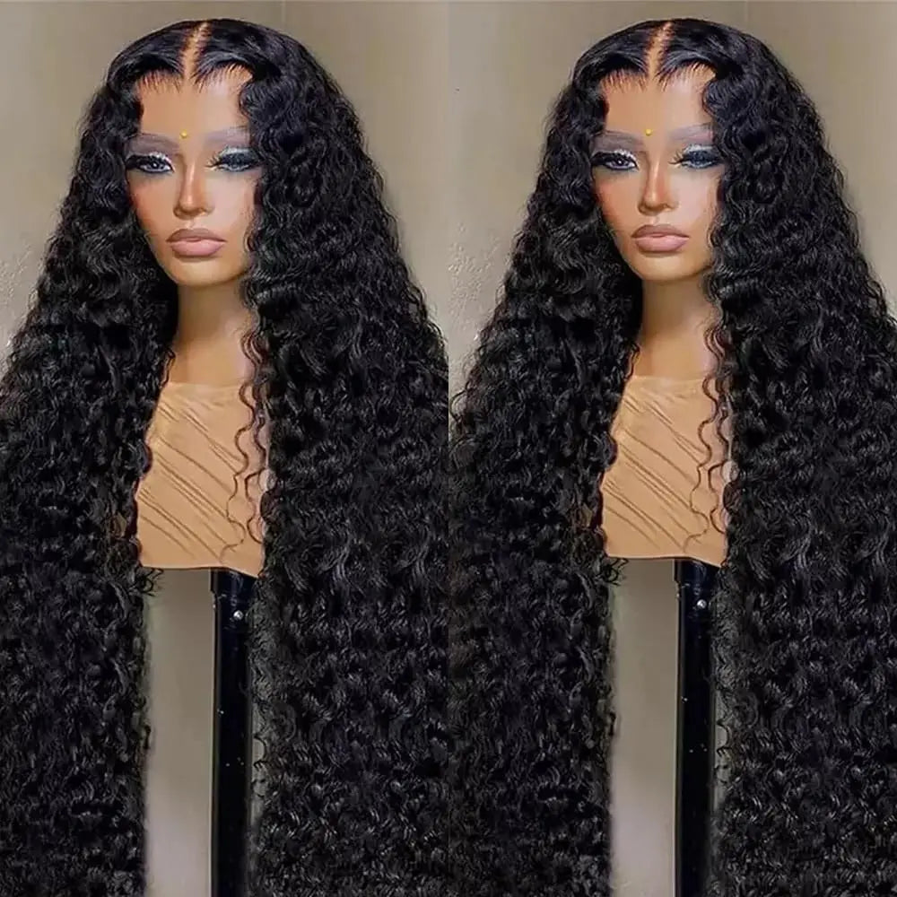 13x4 13x6 Water Wave Curly Human Hair Wig Deep Wave Frontal Wig Hd Lace Wigs On Clearance Sale 30 Inch Lace Front Wig Human Hair