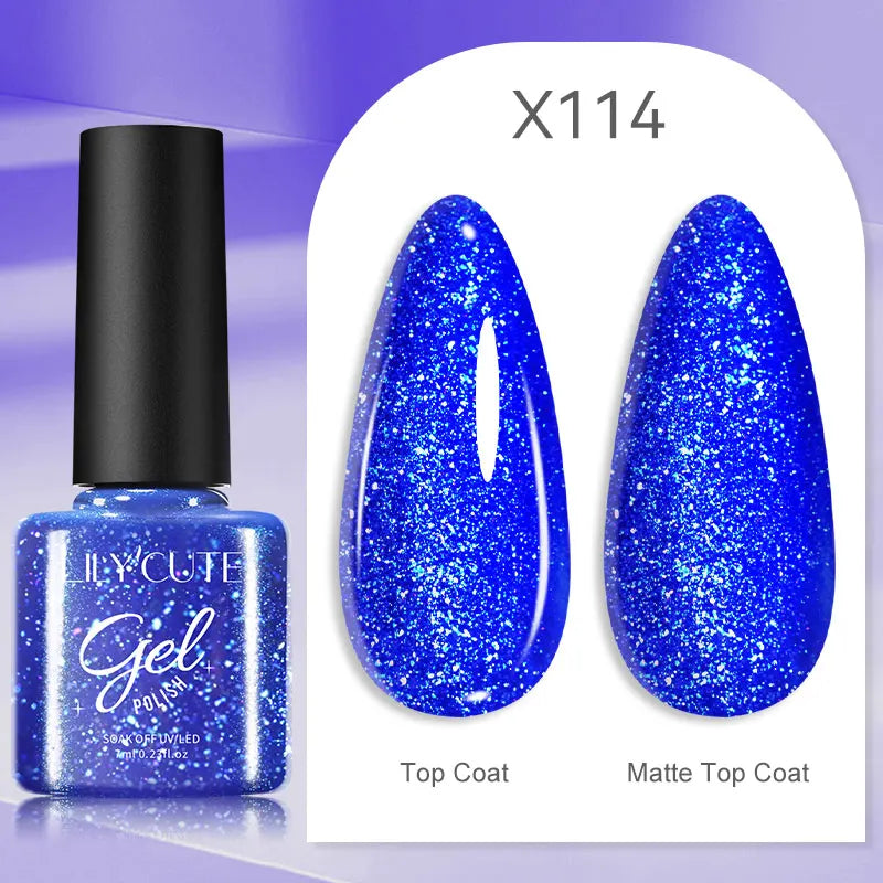 Gold Metallic Gel Nail Polish Liner – Super Bright Mirror French Stripe Nail Art