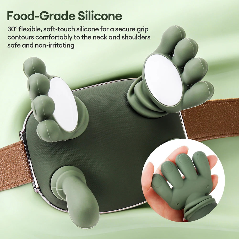 Wireless Bionic Finger Neck & Shoulder Kneading Massager – Shawl Wrap Design