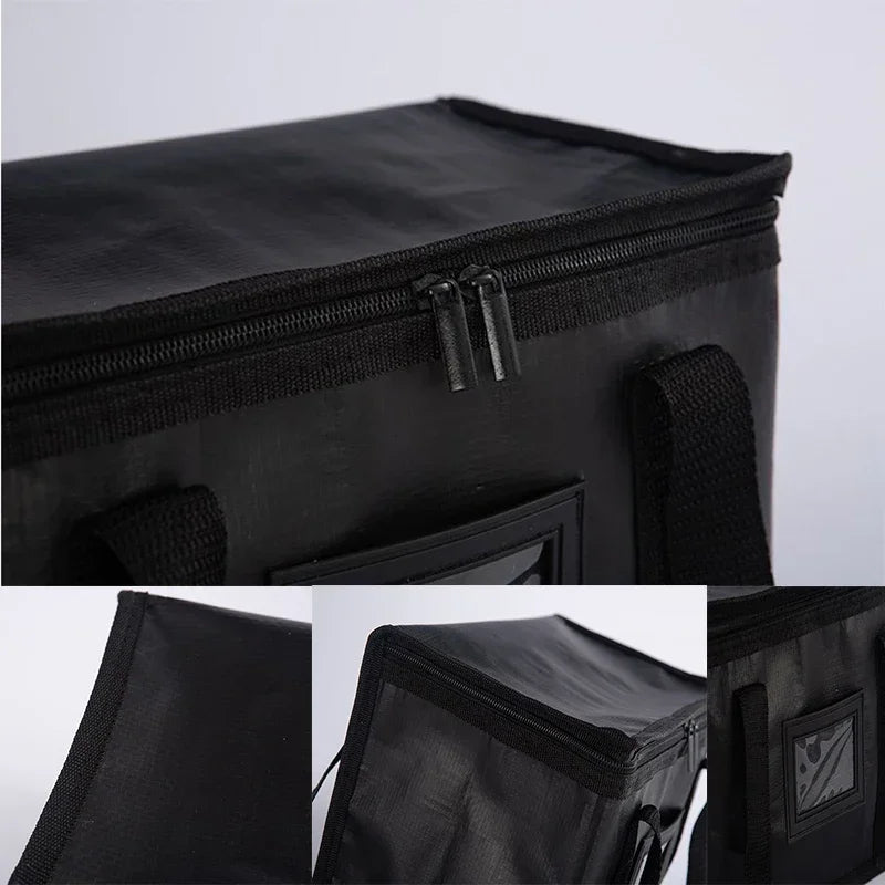 16L-70L Insulated Thermal Tote Bag Big Storage Cooler Delivery Zipper Thermal Case Picnic Camping Tin Foil Food Bags