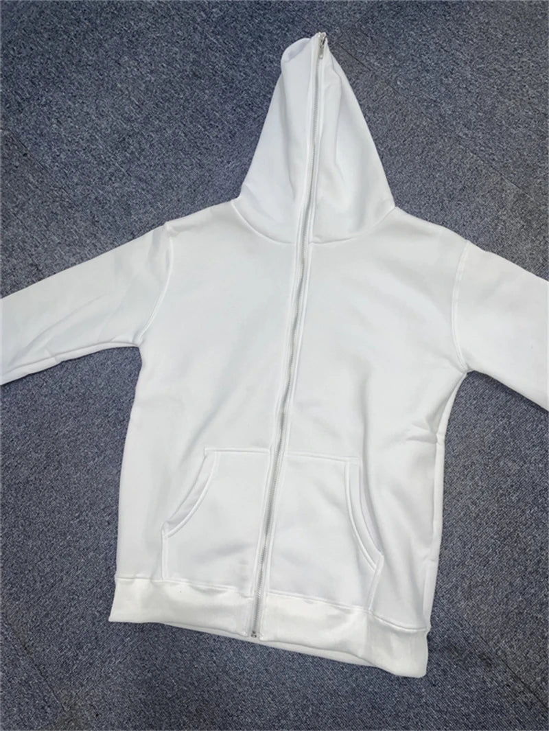 Zipper Hoodies Women/Men Trendy Long Sleeve Hooded Fleece Sweatshirt Casual Campus Streetwear Sportswear Hot Sales High Quality