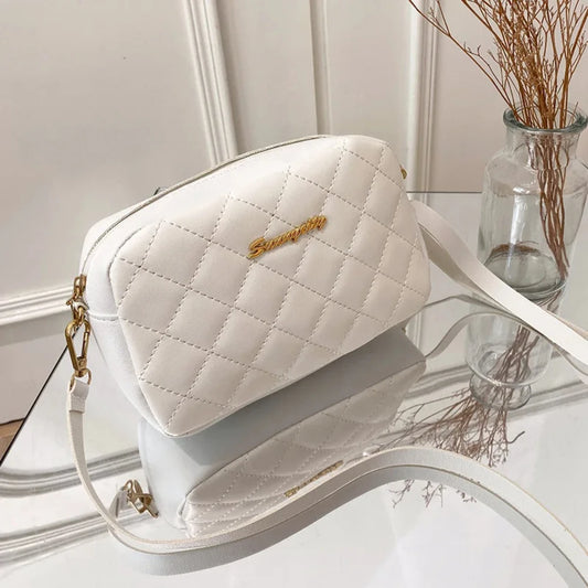 Tassel Chain Embroidery Camera Crossbody Shoulder Bag for Women