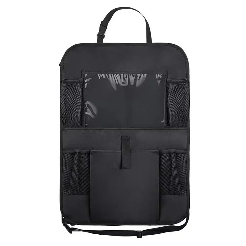 1/2PCS Car Seat Storage Bag Waterproof Durable Oxford Fabric with Touch Screen Tablet Holder Anti-Kick Seat Back Bag Auto Parts