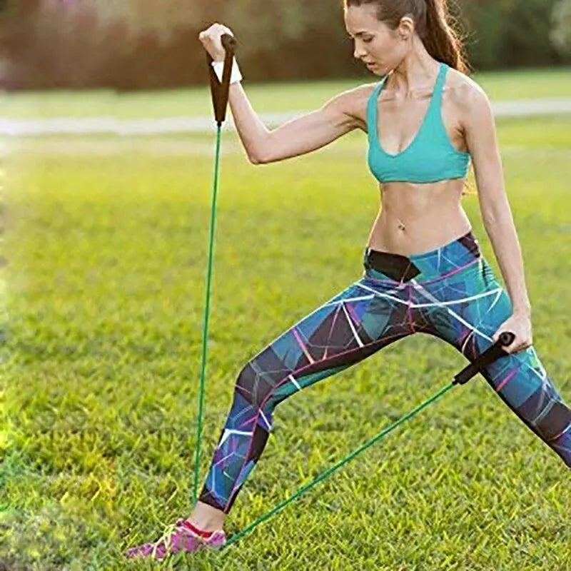 Resistance Bands with Handles – Workout Exercise Bands for Home Strength Training