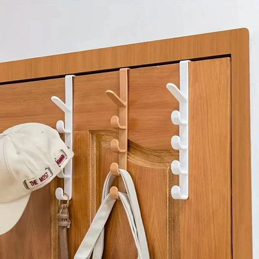 Over-the-Door Hanging Rack – Coat, Bag & Clothes Storage Hooks