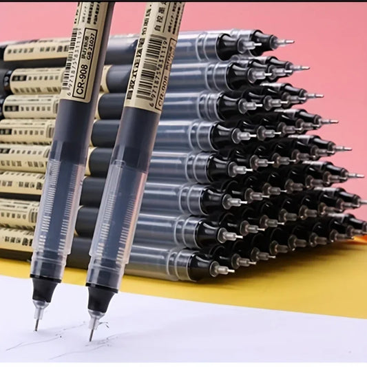 10-Piece Needle Tip Gel Pen Set – Smooth Writing Kawaii Stationery