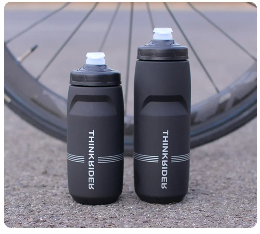 ThinkRider MTB Cycling Water Bottle – 620ml & 750ml Squeeze Sports Bottle