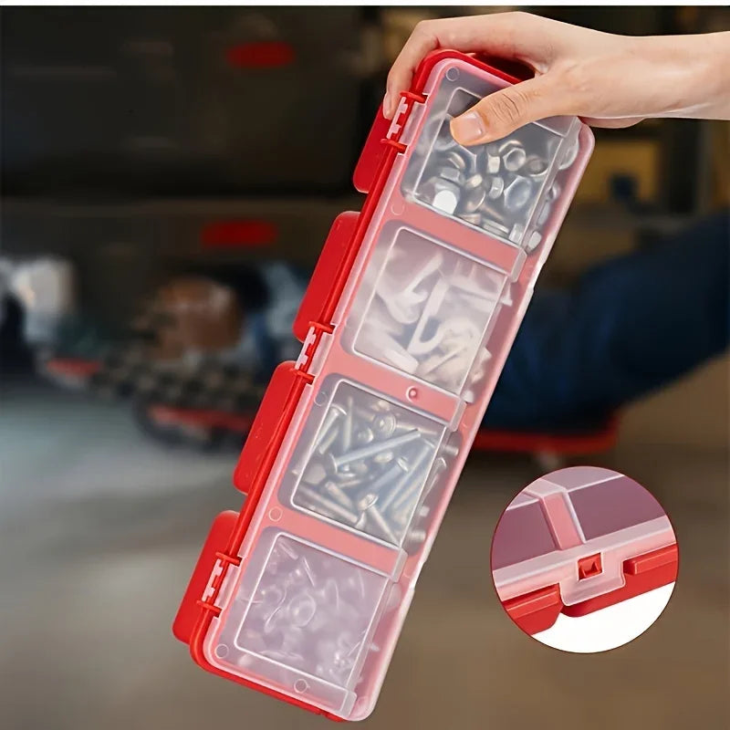 Multi-Compartment Parts Organiser Box – Screws, Jewellery & Small Items Storage