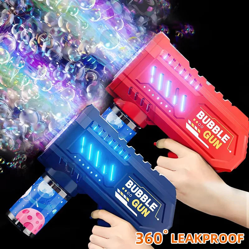Automatic Bubble Gun — Rocket Bubble Machine for Kids & Outdoor Fun