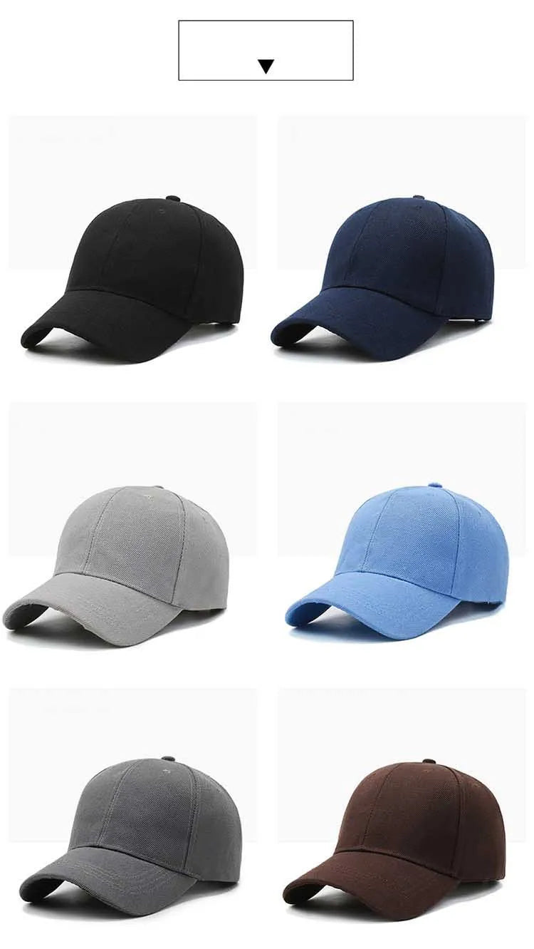 Unisex Plain Adjustable Snapback Baseball Cap – Street Dad Hat