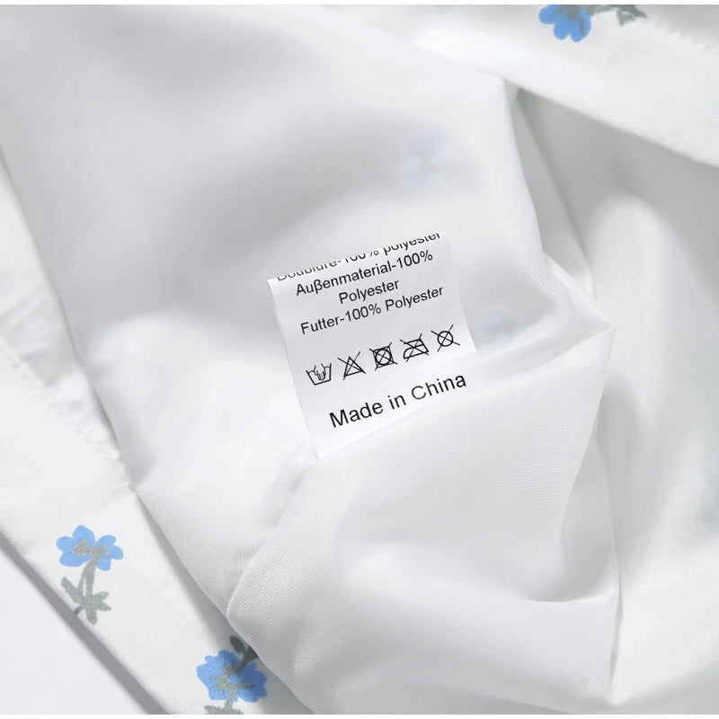Elegant Printed Women's Dress Sleeveless Square Collar Waist-Closed Lady Mini Dresses With Waist Tape 2026 Summer Female Robe