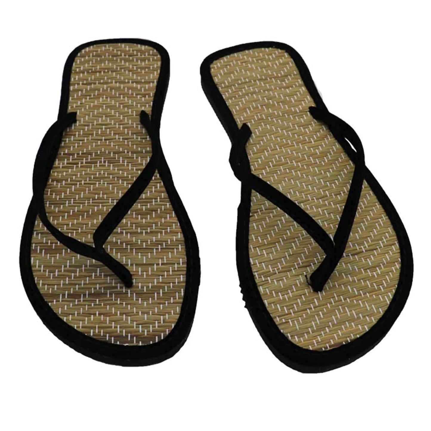 2023 Women Flat Flip-flops Slippers Comfortable Non-slip Sandals Bamboo Rattan Flip Flop Home Bathroom Fashion Slippers Zapatos