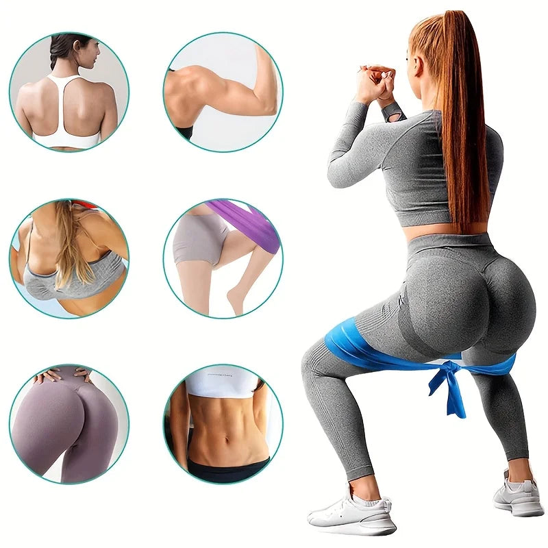 Resistance Bands for Working Out – Elastic Exercise Bands for Home & Gym Training