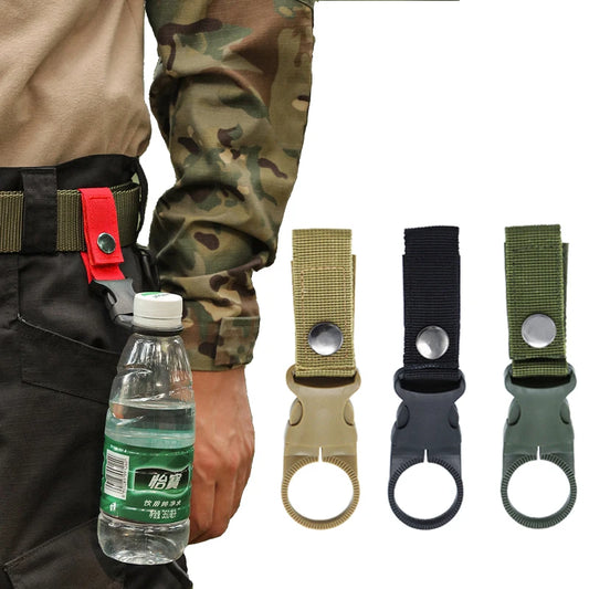 Carabiner Bottle Holder Clip – Backpack & Belt Water Bottle Hanger