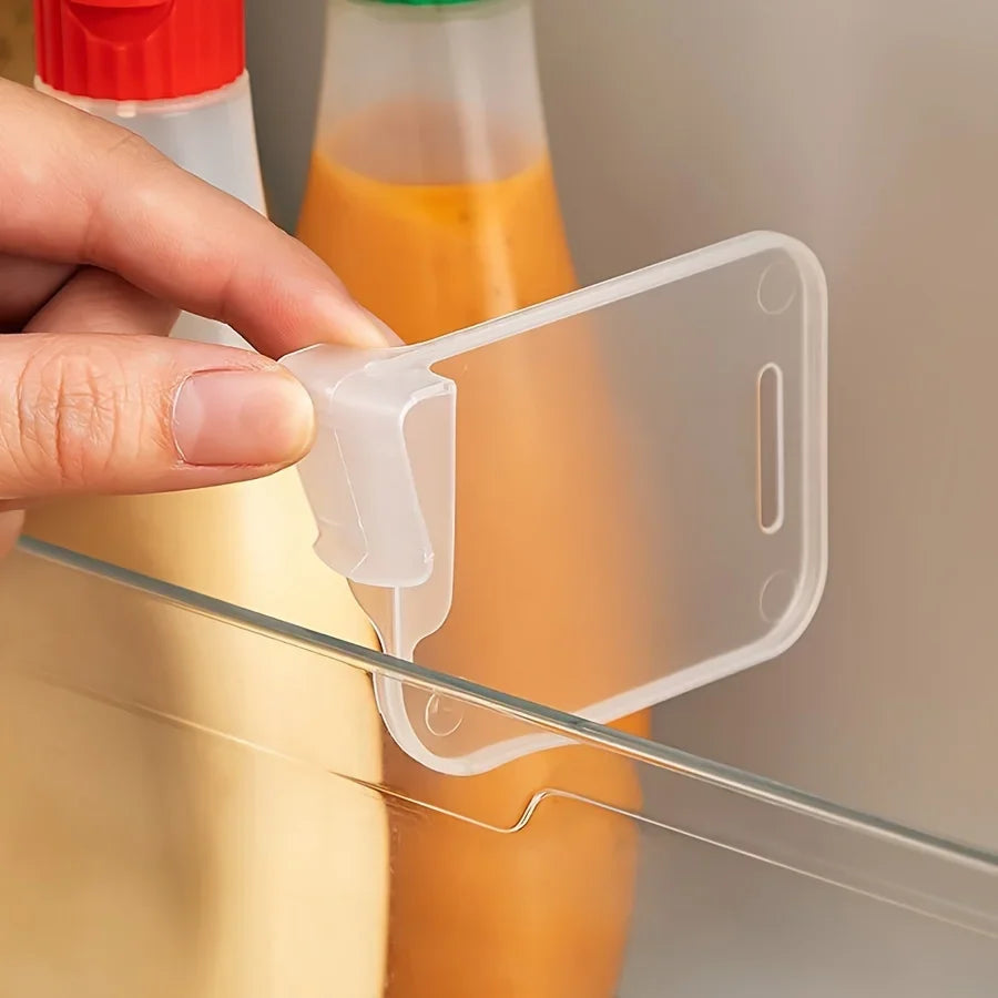 5–20 Pack Clear Fridge Organiser Dividers – Adjustable Refrigerator Storage