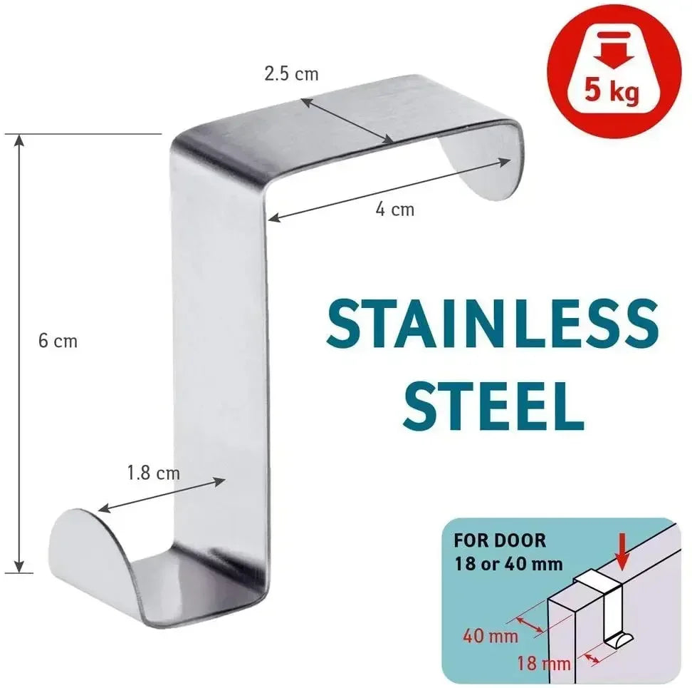 Z-Shaped Bathroom Cabinet By Hook Stainless Steel By Rear Hanger Keychain Coat Hook Home Kitchen Accessories Organizer Tool