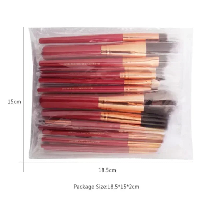 3–22 Piece Professional Makeup Brush Set – Full Face Eyeshadow & Cosmetic Tools