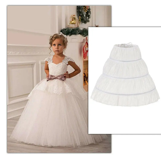 Girls' Tutu Skirt Petticoat – Princess Birthday Party Dress for Kids