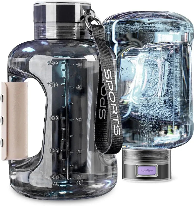 Portable Hydrogen-Rich Water Bottle – 1.5L Molecular Hydrogen Generator