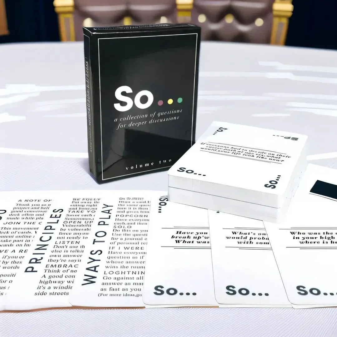 Conversation Starter Card Game – Adults, Families & Couples Party Deck