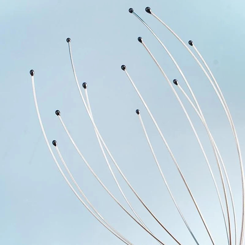Octopus Head Scalp Massager – Stainless Steel Stress Relief Brain Scratcher