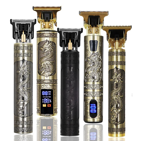 T9 Professional Hair Clipper & Beard Trimmer – 0mm Barber Electric Shaver