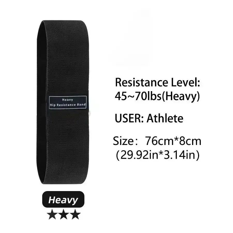 Fabric Resistance Loop Bands – Cloth Booty Bands for Women, Squat & Leg Training