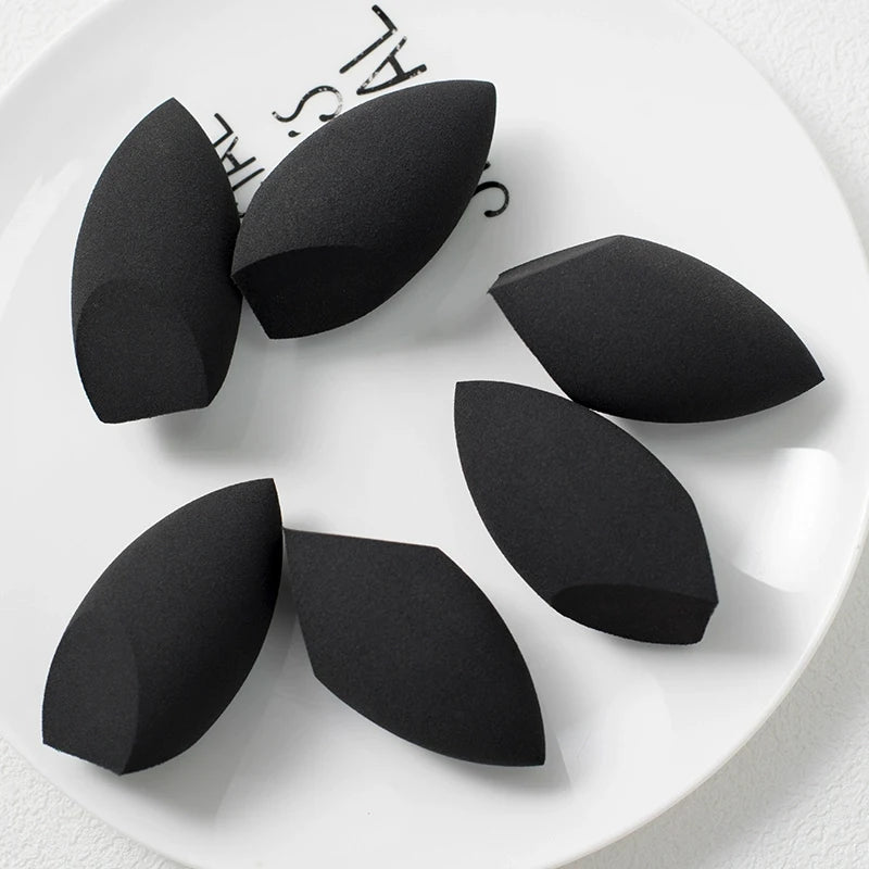 2pcs Black Beauty Sponge Egg - Latex-Free, Reusable Makeup Blender for Flawless Foundation, Contour & Highlight