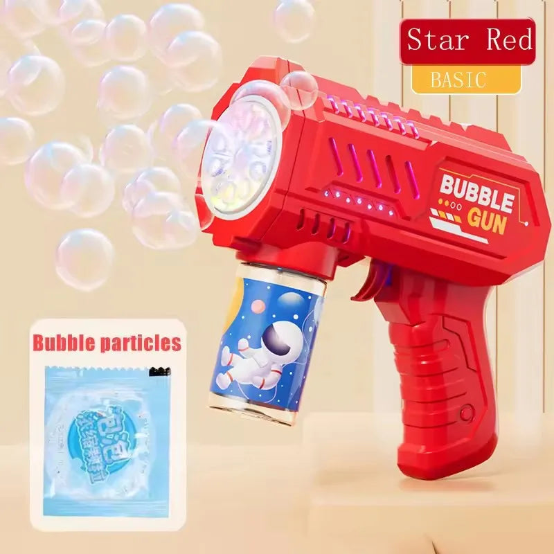 Automatic Bubble Gun — Rocket Bubble Machine for Kids & Outdoor Fun