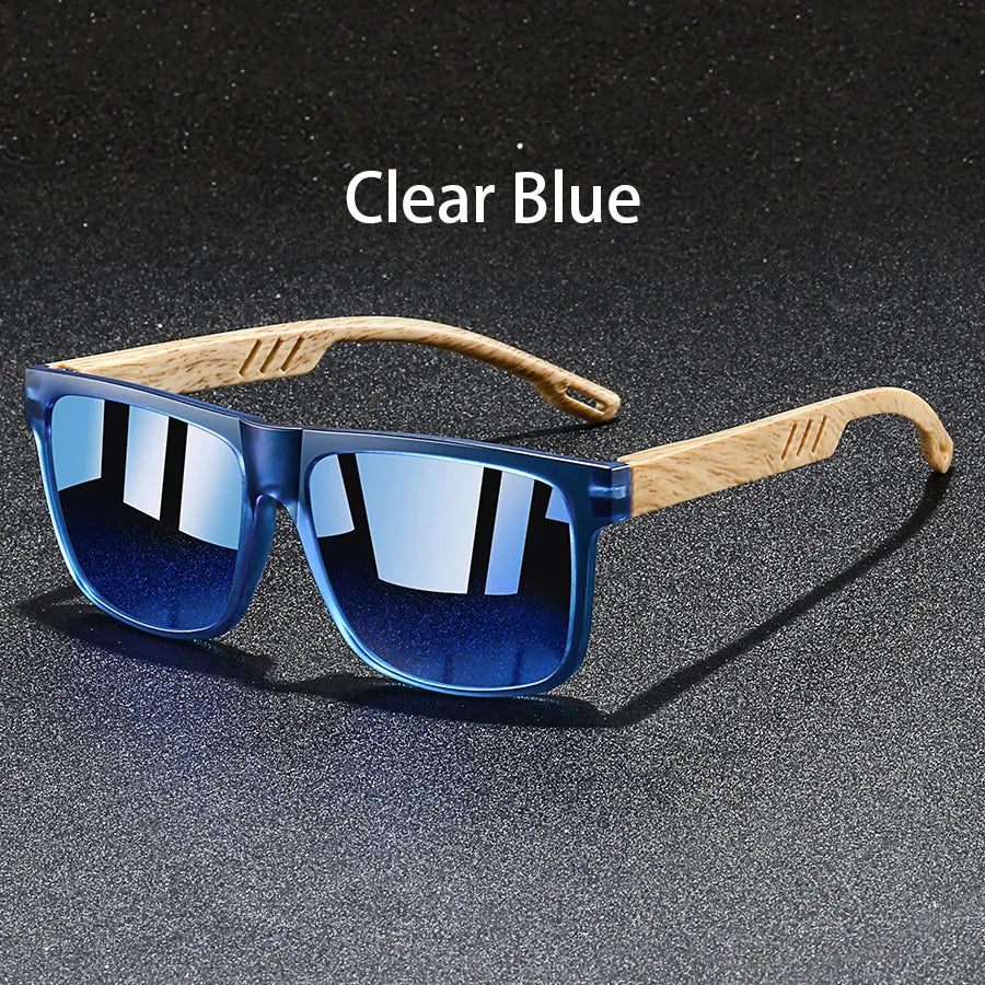 Vintage Square Frame Polarized Sunglasses – UV400 Fashion Eyewear for Men & Women