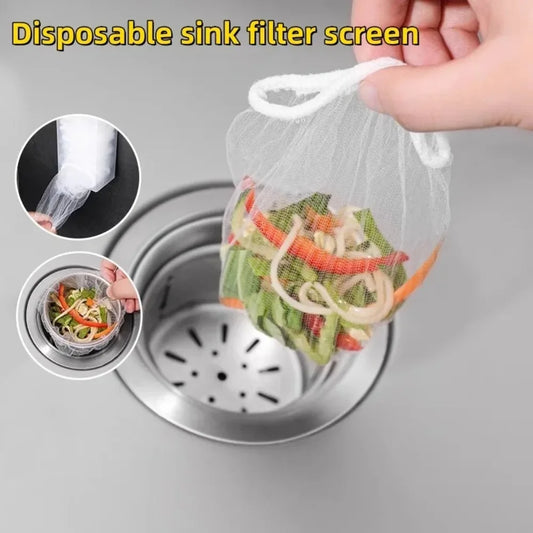 Disposable Sink Drain Mesh Filter Bags – 200 Pack